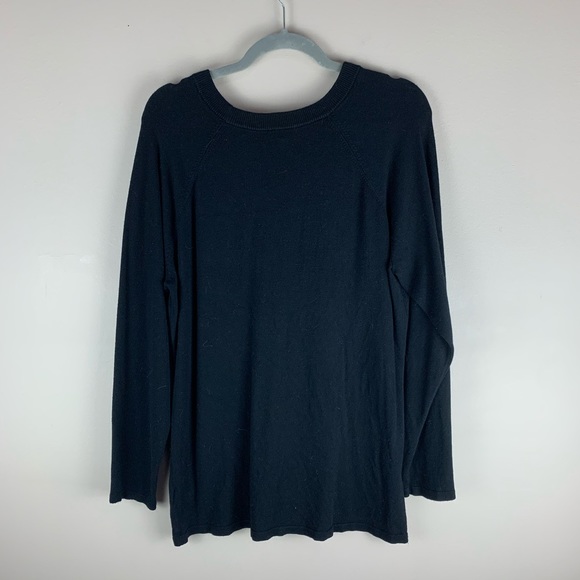 Torrid Black Lattice Front Knit Sweater size 2X - Picture 10 of 11